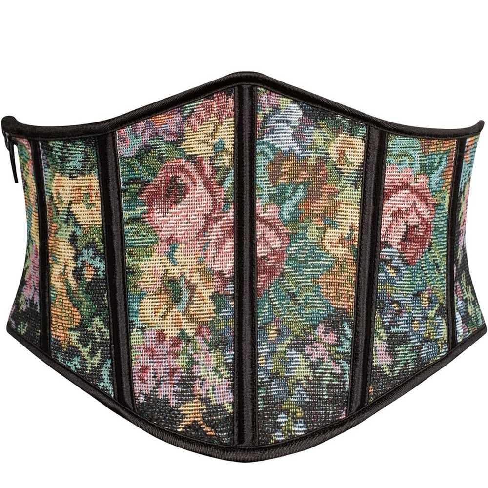 Floral Tapestry Corset Belt